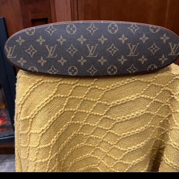 Louis Vuitton Authentic Babylon Tote Monogram Brown Canvas Authentic Tan Leather - Picture 11 of 15